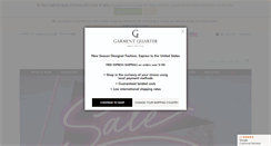 Desktop Screenshot of garmentquarter.com